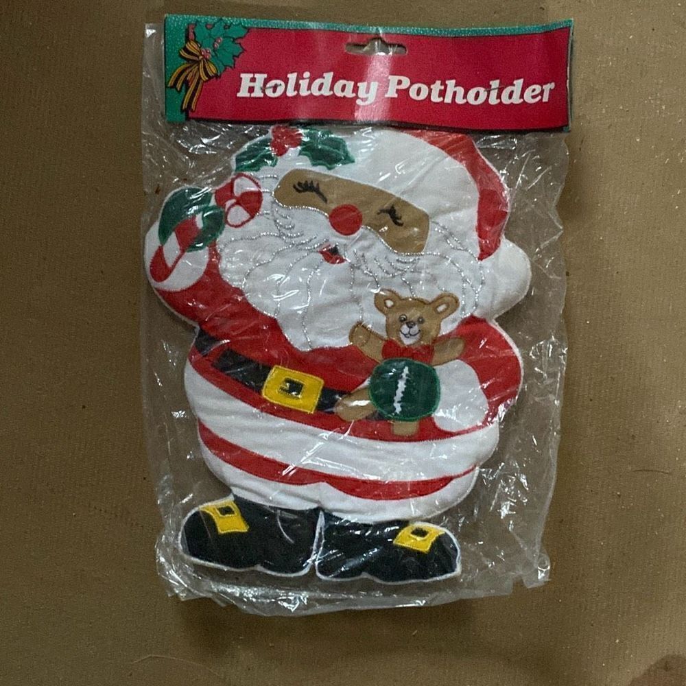 NEW Vintage Christmas Potholder